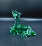 green glass horse d